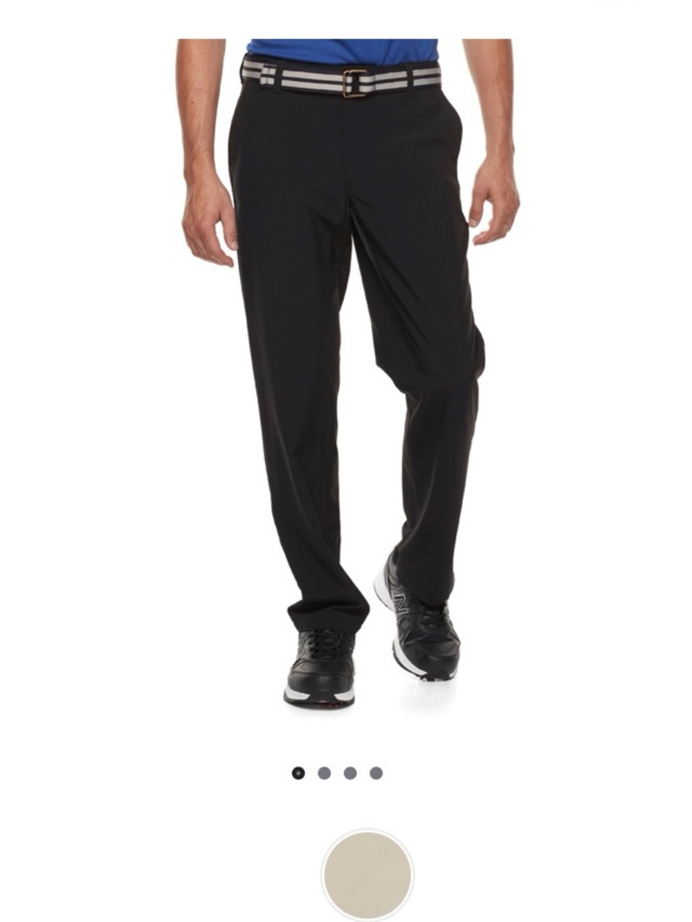 Izod Men's Black Performance Golf Pants 30x30
